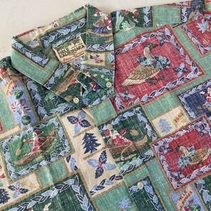 Vintage Reyn Spooner Mele Kalikimaka Hawaiian Christmas Shirt XXL 2003 Limited‎